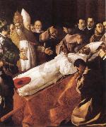 The Death of St Bonaventura, Francisco de Zurbaran